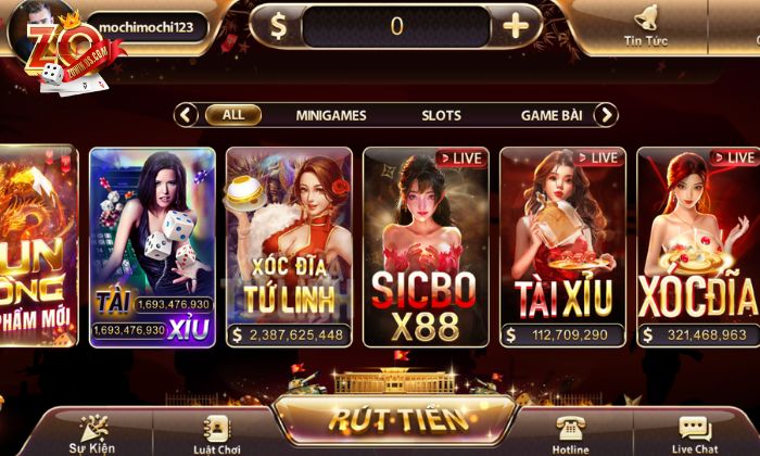 Trải nghiệm chơi game tại Zowin uy tín nhất